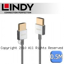 LINDY 林帝 CROMO HDMI 2.1 Type-A 公 to 公 極細傳輸線 0.5m (36775)