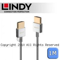 LINDY 林帝 CROMO HDMI 2.1 Type-A 公 to 公 極細傳輸線 1m (36776)