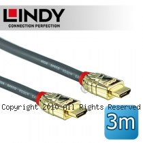 LINDY 林帝GOLD系列 HDMI 2.0(Type-A) 公 to 公 傳輸線 3M (37863)