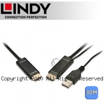 LINDY 林帝 HDMI2.0 18Gbit/s 4K/60Hz 零失真 光電混合傳輸線 30m (38276)