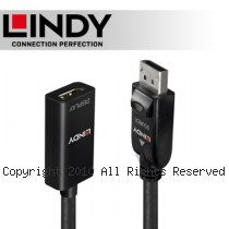 LINDY 林帝 主動式 DisplayPort 1.2 to HDMI 2.0 HDR 轉接器 (41062)
