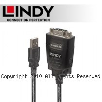 LINDY 林帝 USB2.0 to RS-232 訊號轉接線 1.1M (42686)