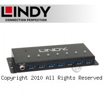 LINDY 林帝 USB 3.0 工業級 7埠 延長集線器 (43128)
