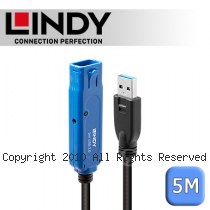 LINDY 林帝 主動式 USB3.0 延長線 5m (43162_A)