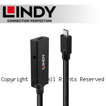 LINDY 林帝 主動式 USB3.2 Gen2 純DATA Type-C 延長線 5m (43364)