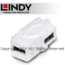 LINDY 林帝 USB2.0 A/母 to A/母 90度 模組/模塊 KEYSTONE (60491)