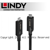 LINDY 林帝 主動式 USB3.2 Gen2 Type-C 公 to 公 光電混合線 10m (99149)
