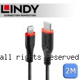LINDY 林帝 強韌系列 Apple認證 USB Type-C to Lightning (8pin) 傳輸線 2m (31287)