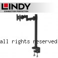 LINDY 林帝 高荷重 液晶螢幕 雙節式單支臂&夾式支架 (40980)