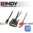 LINDY 林帝 主動式 DVI-D to mini DisplayPort 轉接線 2m (41997)