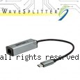 WaveSplitter 威世波 USB Type-C to RJ-45 千兆網路轉接器 15cm (WST-UOT003)