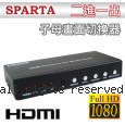 SPARTA HDMI 二進一出子母畫面切換器【HS201S】