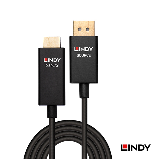 LINDY 林帝 主動式 DisplayPort to HDMI 2.0 HDR 轉接線 02