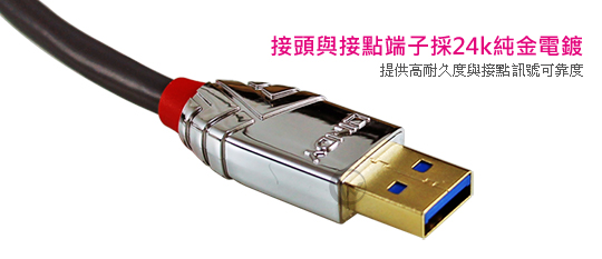 LINDY 林帝 CROMO USB3.0 Type-A 公 to 公 傳輸線 02