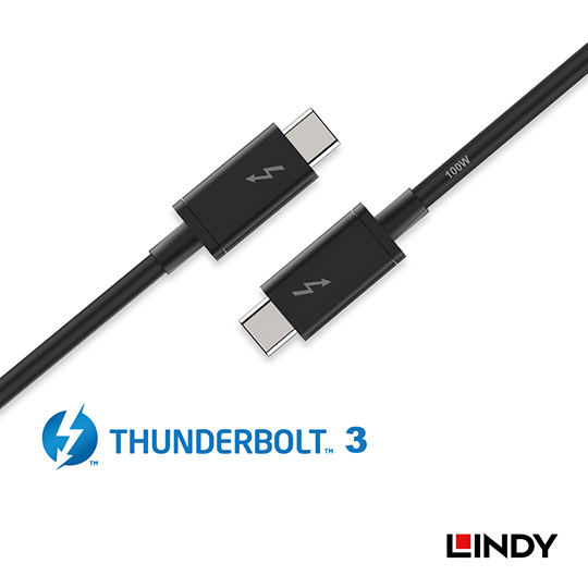 LINDY 林帝 被動式 Thunderbolt 3 INTEL 原廠認證傳輸線 03