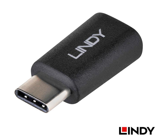 LINDY 林帝 USB 2.0 Type C/公 轉 Micro USB/母 轉接頭 41896
01