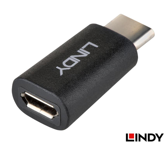 LINDY 林帝 USB 2.0 Type C/公 轉 Micro USB/母 轉接頭 41896
02
