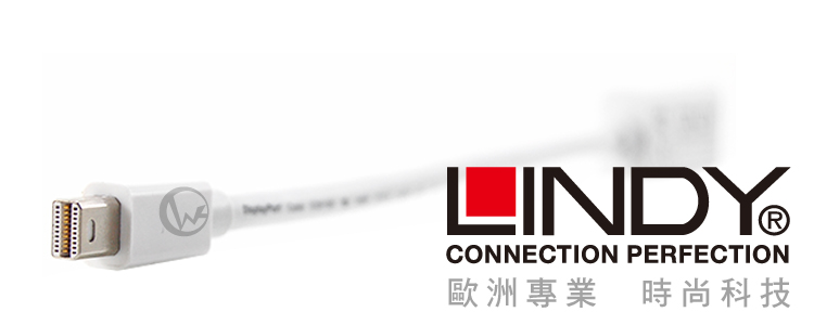 LINDY 林帝 mini DisplayPort公 轉 HDMI母 影/音轉換器 (41014)【相容Thunderbolt】 02