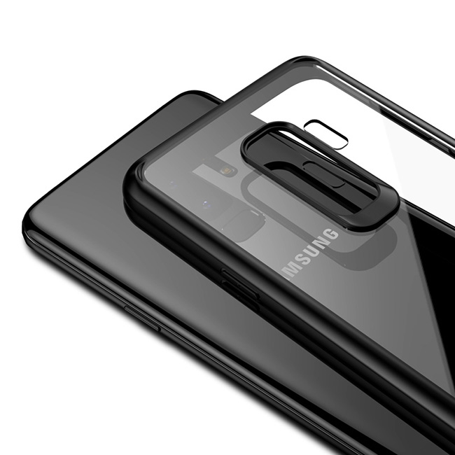 透明殼專家 SAMSUNG S9+ 防撞邊框 抗刮背蓋殼